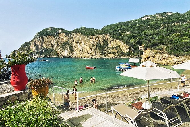 Bus Trip with Swim to Paleokastritsa and Olive Oil Museum - Makrades Village Stop: Colors, Flowers, and a Café Break
