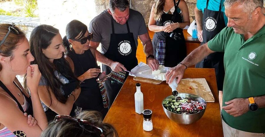 Corfu: Greek Cooking Class & Olive Oil Tasting - Hands-on Greek cooking with a wood-oven chef
