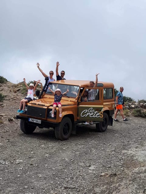 Crete: Jeep Safari Wine & Olive Oil testing Shepherd's House - Pickup, vehicle choice, and the pace you should expect