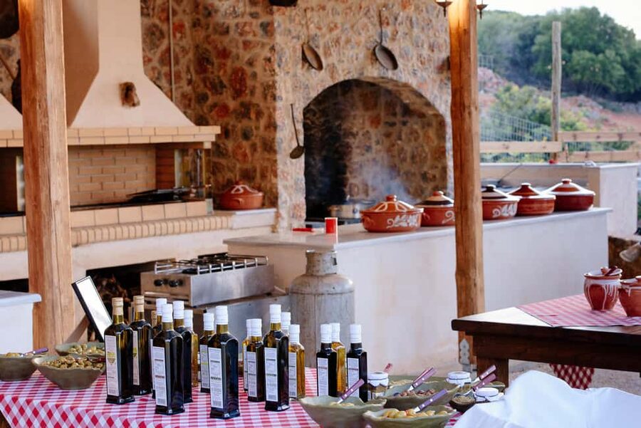 Crete: Knossos, Lasithi, Lasinthos and Olive Farm Combo Tour - Vidiani Monastery: a calm nunnery stop in the mountains