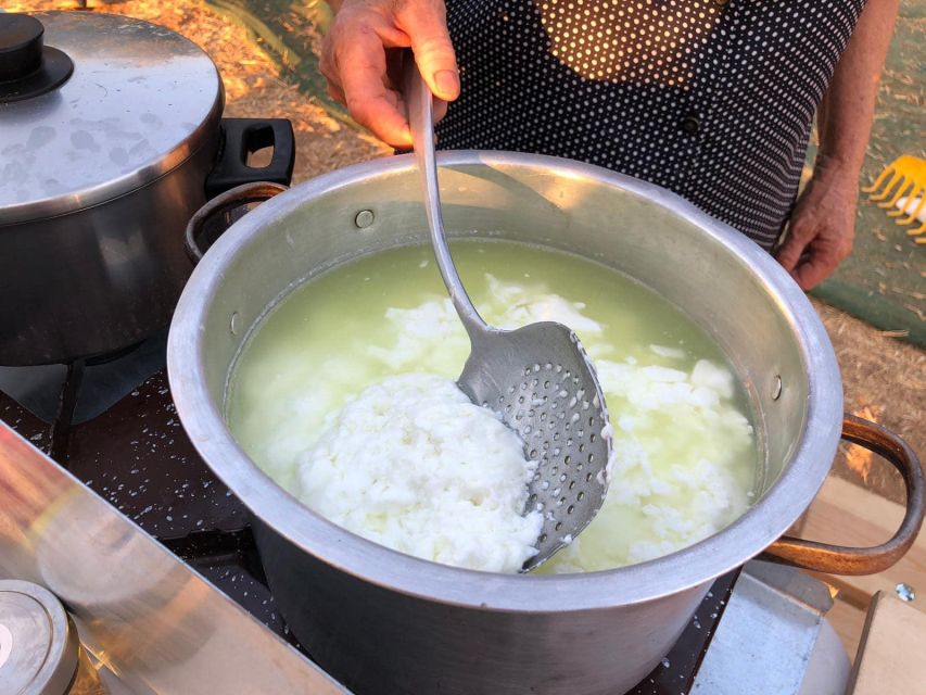 Farm Tour with Cheese-Making, Olive Oil Tasting & Picnic - Picnic under a wooden roof: homemade dishes and Raki