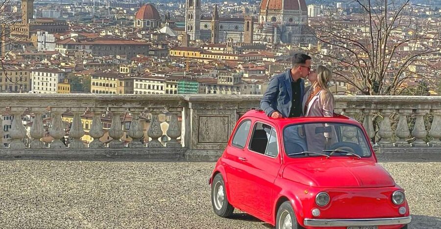 Florence: Vintage Fiat 500 Tour with Wine Tasting at Winery - Basilica di San Miniato al Monte: the quiet Florence-from-above stop