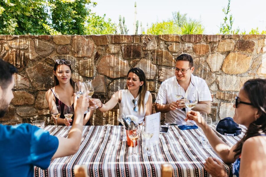 From Chania: Wine and Olive Oil Tasting Tour with Snacks - The First Winery Stop: How Cretan Wine Tastes Differently