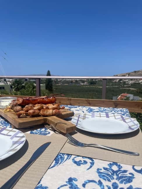Heraklion: Sunset BBQ in the Olive Grove - Your BBQ plateau for two: what’s on the menu and why it works