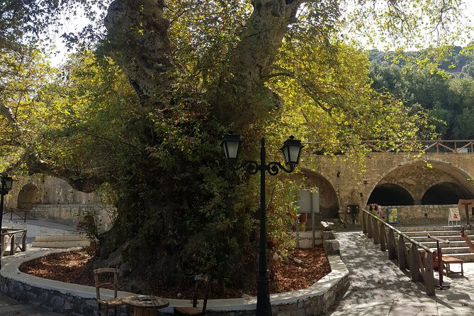Knossos & lasithi plateau villages,Zeus's cave,&olive oil Mill - Mochos Village: Church and Square Time Without the Crowd Stress