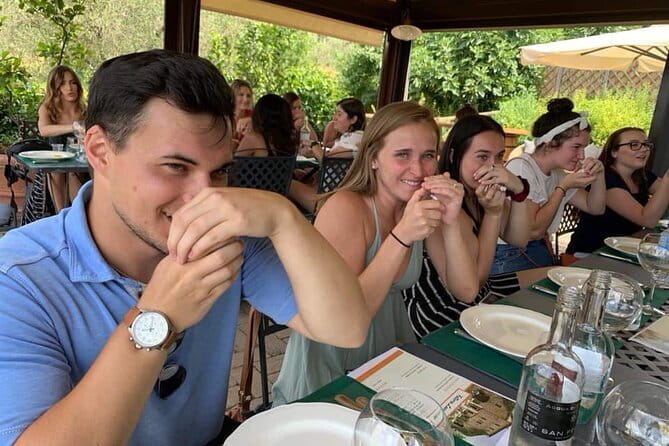 Leonardo Da Vinci's wind mill visit and Organic olive oil tasting - Stop 1: Bottega del Mulino and the olive grove first
