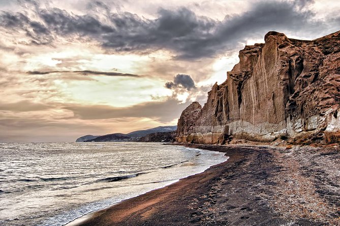 Santorini: 6hr Private Tour with Olive Oil, Beer or Wine Tasting - Vlychada Cliff Shores: Rugged Views by the Beach