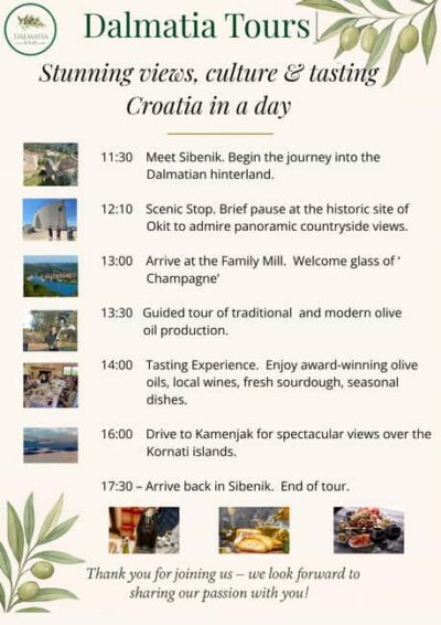 Šibenik: Croatia in a Day, Vistas, History, Olive Oil, Wine - Okit Hill viewpoint: the story starts where the view is wide