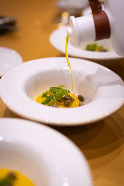 Symphony of Flavors - Olive Oil & Food Pairing at Corfu Town - Fava Bean Purée: the ancient pairing of legumes and oil