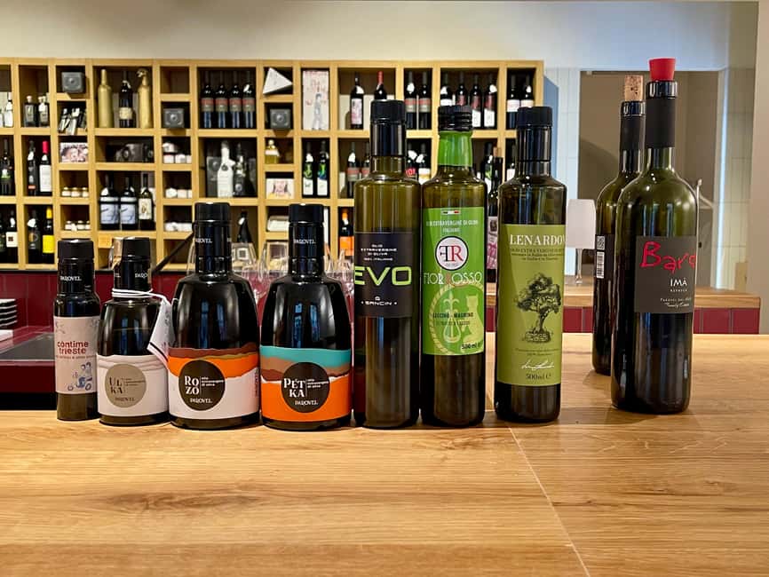Trieste’s Essence: Wine and Olive Oil Tasting - What You’ll Sip: Terrano, Refosco, Vitovska, Malvasia, and Glera