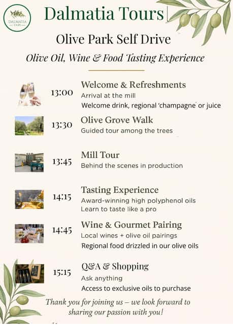 Zadar, Šibenik: olive oil, wine & food tasting, Self Drive - Olive grove to mill: what you’re really seeing near Benkovac